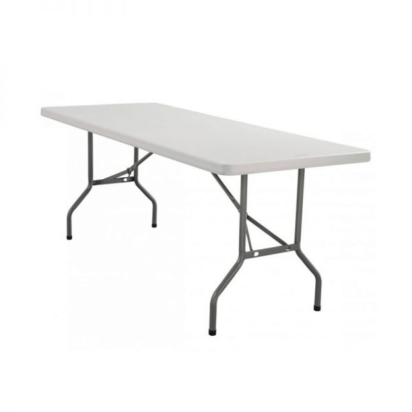 8 foot resin folding table rental
