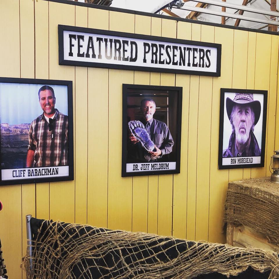 Featured Presenters posters at Squatch Fest