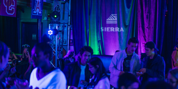 people on the dance floor of sierra event