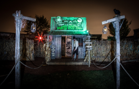 Haunted Ghost Town Halloween attraction prop