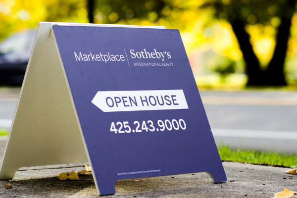 open house sign