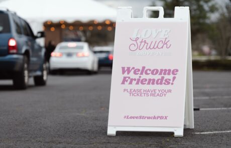 Love Struck Drive-In sign
