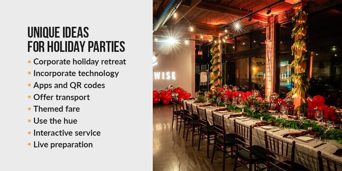 Holiday Party Trends for 2023 - Treadway Events