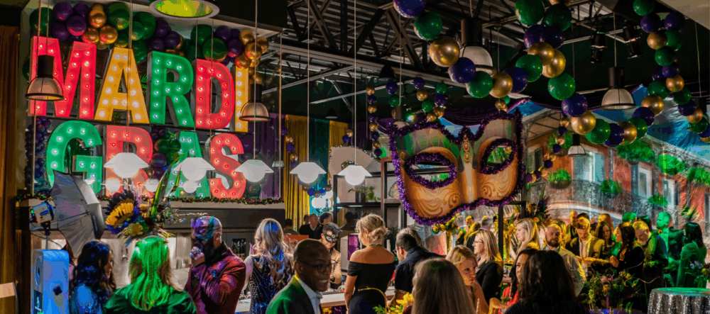 Mardi Gras Themed Masquerade Celebration