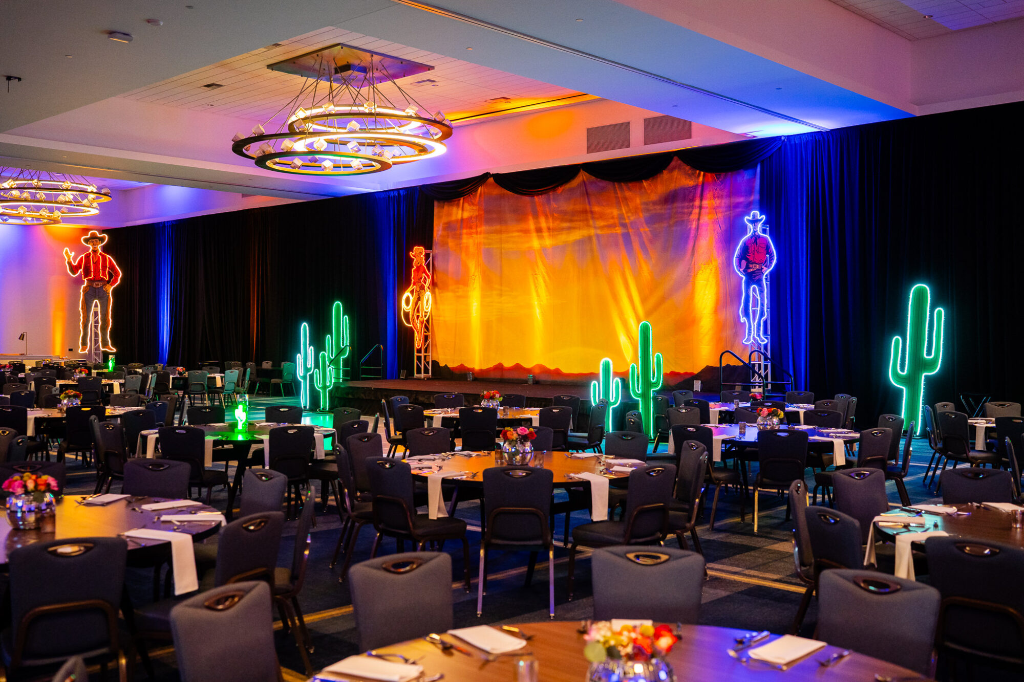 Neon Cowboy Employee Event